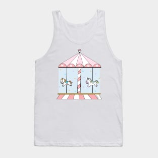 Riding a merry-go-round is healing Tank Top